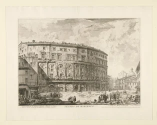 Teatro di Marcello, dalle Vedute di Roma