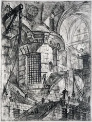 La Torre Rotonda, tavola III da Carceri d