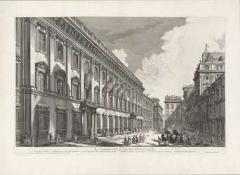 Veduta del Palazzo Odescalchi, da Vedute di Roma