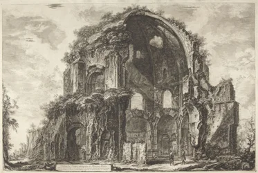 Veduta del Tempio ottangolare di Minerva Medica