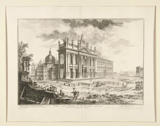 Veduta della Basilica di San Giovanni in Laterano, da Vedute di Roma