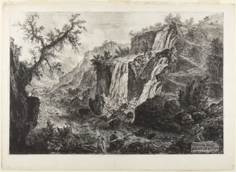 Veduta delle Cascatelle di Tivoli