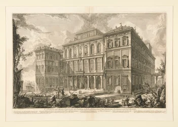 Veduta sul Monte Quirinale del Palazzo dell