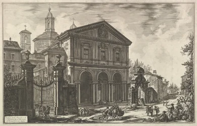 Veduta della Basilica di San Sebastiano fuori le mura