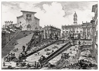 Veduta del Campidoglio, dalla serie 