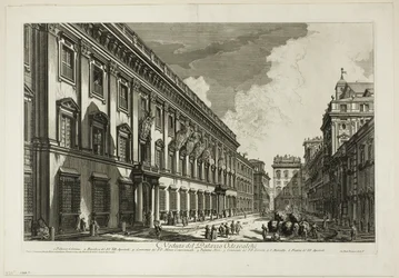 Veduta del Palazzo Odescalchi, da Vedute di Roma