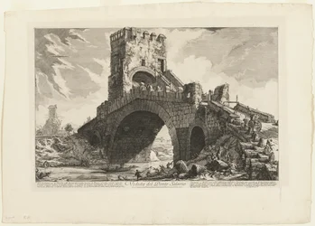 Veduta del Ponte Salario, da Vedute di Roma