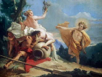 Apollo che insegue Dafne, c1755-1760