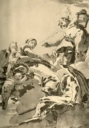 Apollo, le Muse e Crono, ca. 1730, 1928
