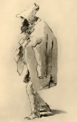 Uomo barbuto, metà XVIII secolo, 1928