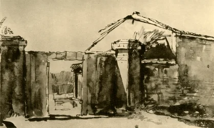 Ingresso a un cortile di fattoria, metà XVIII secolo, 1928