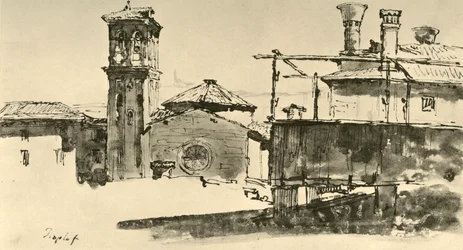 Gruppo di edifici, metà XVIII secolo, 1928