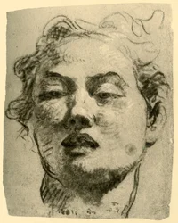 Testa di un giovane, metà XVIII secolo, 1928