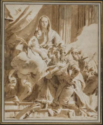 Madonna col Bambino con i santi Antonio di Padova e Caterina d