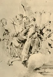 Madonna con santi e angeli