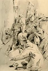 Madonna con santi, metà XVIII secolo, 1928