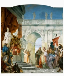 Magnanimità di Scipione (dettaglio)