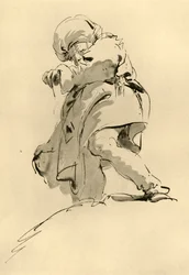Uomo con turbante, metà del XVIII secolo, 1928