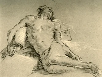 Nudo riposante, metà XVIII secolo, 1928