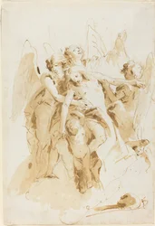 Santa Maria Maddalena sollevata dagli angeli