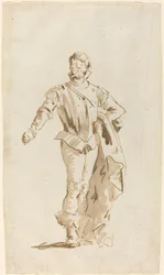 Uomo in Costume del XVI Secolo