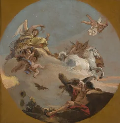 Il carro di Aurora, c.1734