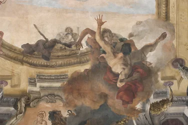 La caduta dei demoni, Storie di Scipione (dettaglio), 1731