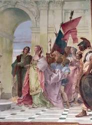 La magnanimità di Scipione (dettaglio)