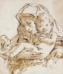 La Vergine e il Bambino con il piccolo San Giovanni