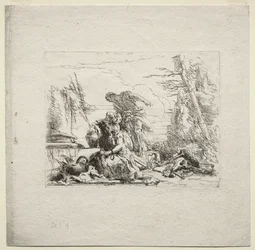 Varie capricci: La donna in manette, 1785