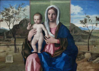 Benedizione della Madonna e del Bambino