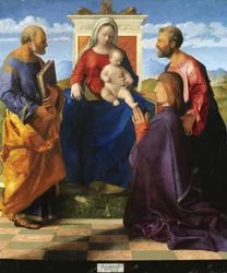 Madonna in trono con Bambino e Santi e donatore
