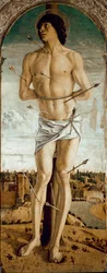 Polittico di San Vincenzo Ferrer: San Sebastiano