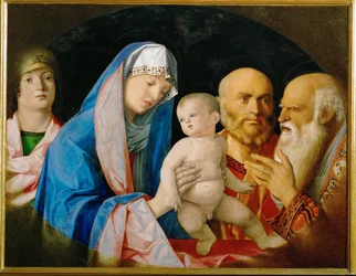 Presentazione di Gesù al Tempio (olio su legno di pioppo)