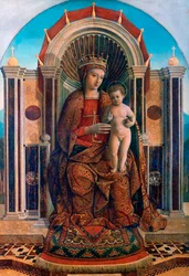 La Vergine e il Bambino in trono