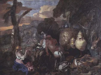 Baccanti e un satiro