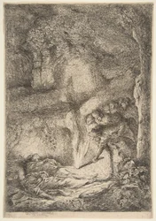 Ritrovamento dei corpi dei santi Pietro e Paolo, 1645-51