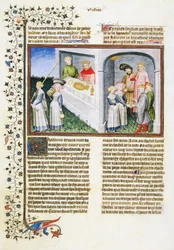 Madonna Dianora si promette a Messer Ansaldo per il giardino; Messer Ansaldo impiega un negromante e le dà il giardino; Madonna Dianora racconta al marito Gilberto della sua promessa e lui la perdona