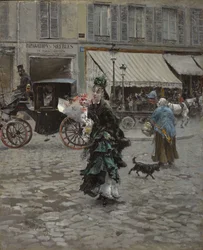 Attraversando la strada, 1873-75