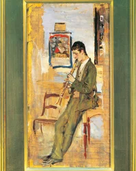 Italia, suonatore di clarino