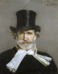 Ritratto di Giuseppe Verdi, 1880s