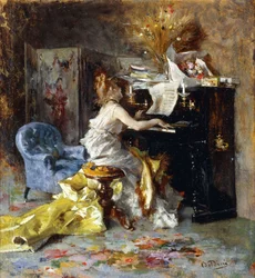 Donna al pianoforte