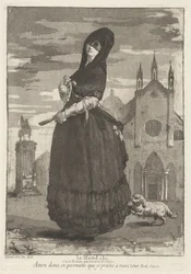 Le Zendale (Donna con cappuccio, o la donna che torna dalla chiesa)