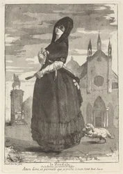 La Zendale (Donna con cappuccio, o la donna che torna dalla chiesa)