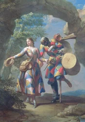 Un Arlecchino che ritorna dalla guerra