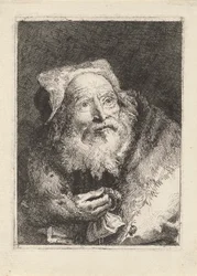 Uomo anziano con braccialetto, dalla Raccolta di Teste