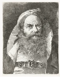 Uomo con piccolo turbante (Raccolta di Teste)