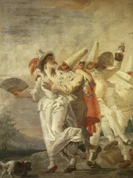 Pulcinella innamorato, c.1793