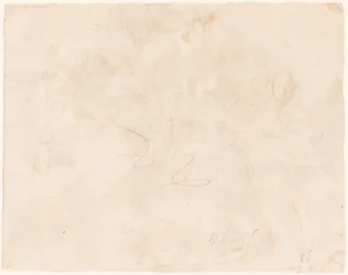 Schizzo per la fuga in Egitto [verso]