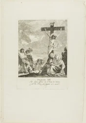 La crocifissione, dodicesima tavola della Via Crucis